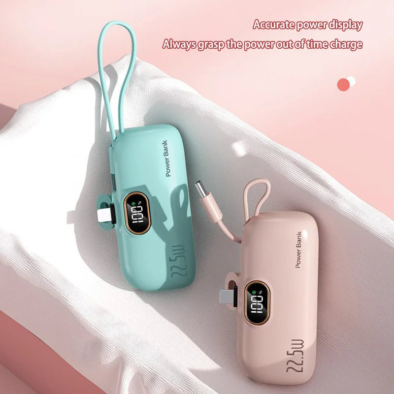 Mini Convenient Mobile Power Bank 30000mah Portable Fast Charging  suitable for iPhone 16 15 14 Samsung Xiaomi External Battery