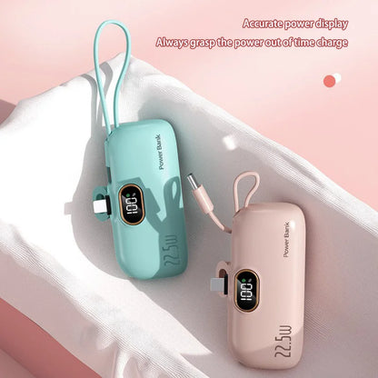 Mini Convenient Mobile Power Bank 30000mah Portable Fast Charging  suitable for iPhone 16 15 14 Samsung Xiaomi External Battery