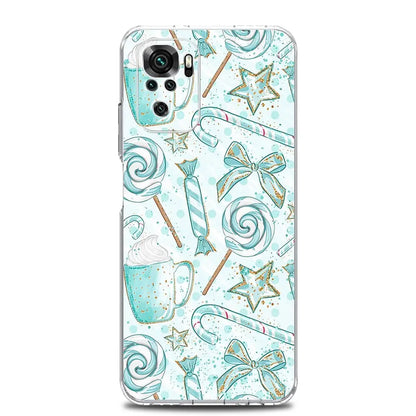 Phone Case For Xiaomi Redmi Note 14 13 12 4G 9S 9 10 11 Pro Plus 5G 14C 13C 12C 10C 9A Clear Soft TPU Cover Cartoon Christmas