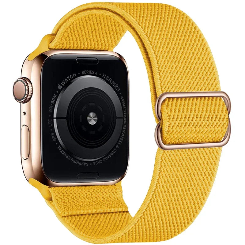 Nylon Loop Strap For Apple Watch 49mm 45mm 41mm 44mm 42mm 46mm Adjustable Elastic Belt iWatch Ultra 3/2 11 10 9 8 7 6 5 SE3 Band