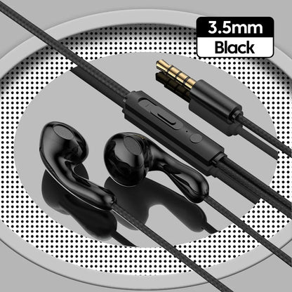 Type C Wired Earphone For Samsung Galaxy S24 S23 S22 Ultra USB-C Headphones A53 A52 A34 A54 Note 20 10 3.5mm Jack Earbud Headset