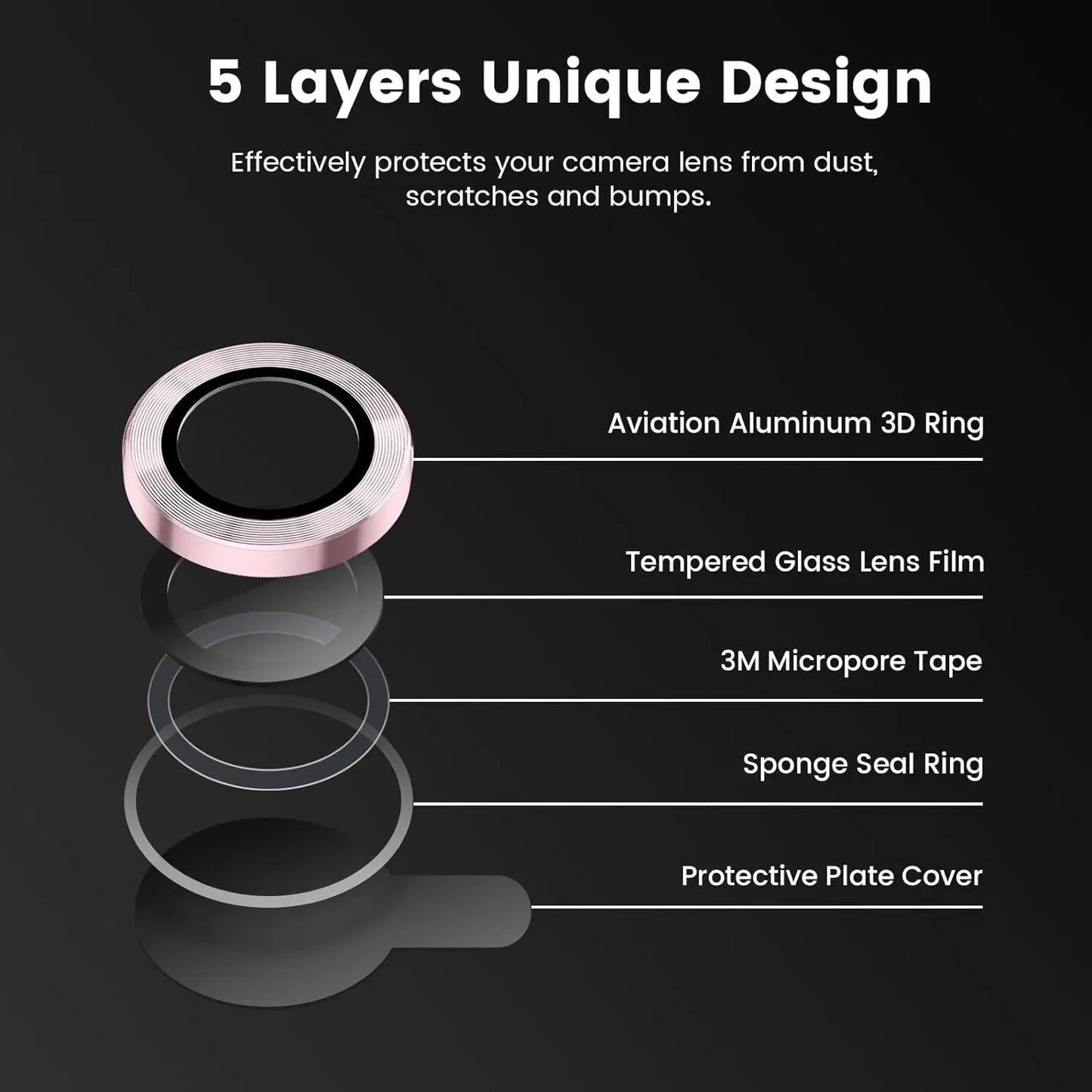 Camera Lens Protector Cover For iPhone 15 Pro Max 14 Plus 13 Mini 15Pro 14Pro 13Pro 15Plus 14Plus 13mini Protection Accessories
