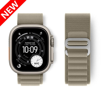 Alpine Loop Strap For Apple Watch Ultra 3 band 49mm Nylon bracelet iwatch series 11 10 42/46mm SE3 40/44mm 7 8 9 45mm 41mm Band