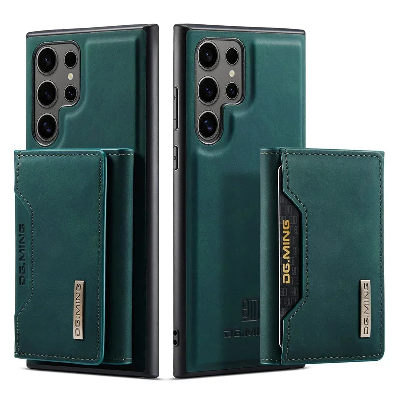 2 in 1 Detachable Wallet Card Holder Phone Case for Samsung Galaxy S25 Ultra S22 Plus S24 S23 FE A54 A16 A56 A55 A35 A36 Cover