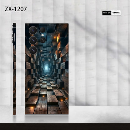 3m Colorful Decal Skin for Samsung S25 S23 Ultra S24 5G Back Screen Protector Film Cover 3M Wrap Modify Sticker