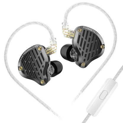 NEW KZ PR3 In Ear 13.2MM Planar Driver Wired Earphones HiFi Bass Monitor Earbuds Sport Wired Headset PR2 PR1 ZAS ZAR