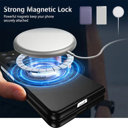 360° Magnetic Ring Kickstand Case for Magsafe Samsung Galaxy Z Fold 6 5 4 3 ZFold Fold6 Fold5 Fold4 5G Macsafe Holder Hard Cover