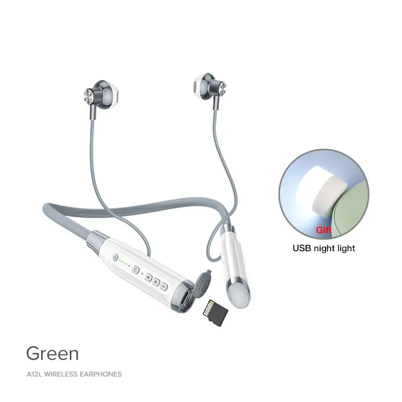 EARDECO 100 Hours Playback Bluetooth Headphone Neckband Wireless Headphones Bass Auriculares Bluetooth Earphone with Mic Stereo