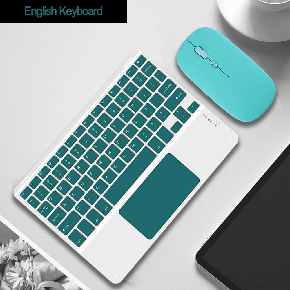 Touchpad Bluetooth Keyboard For Smart Phone PC Computer Laptop Wireless Keyboard  For iOS Android Windows for iPad Keyoboard