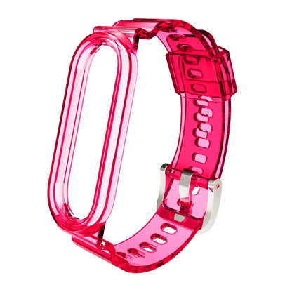 Bracelet on Mi Band 5 6 7 Strap for Xiaomi Miband 4 3 Silicone Bracelet for Miband 5 6 7 Sports Bracelet Wristband Glacier Style