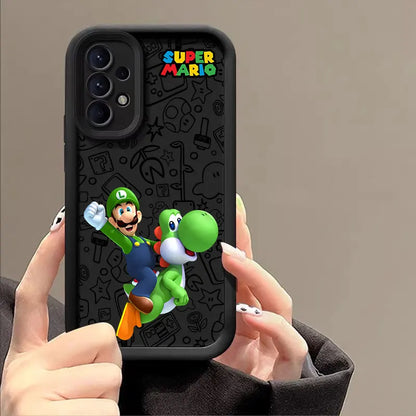 Cartoon Super M-Mario Bros Phone Case For Samsung Galaxy A14 A15 S21 S22 S23 S24 FE Plus Ultra A25 A35 A52 A53 A54 A55 5G Covers