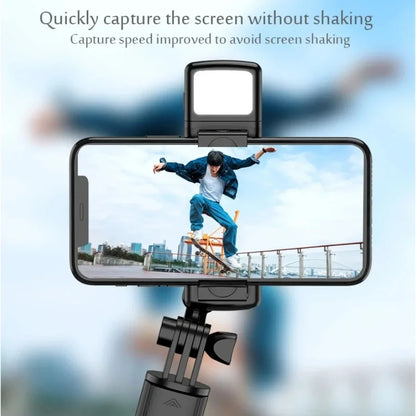 Extendable Selfie Stick Tripod Phone Tripod with,Group Selfies/Live Streaming/Video Recording Compatible with All Cellphones