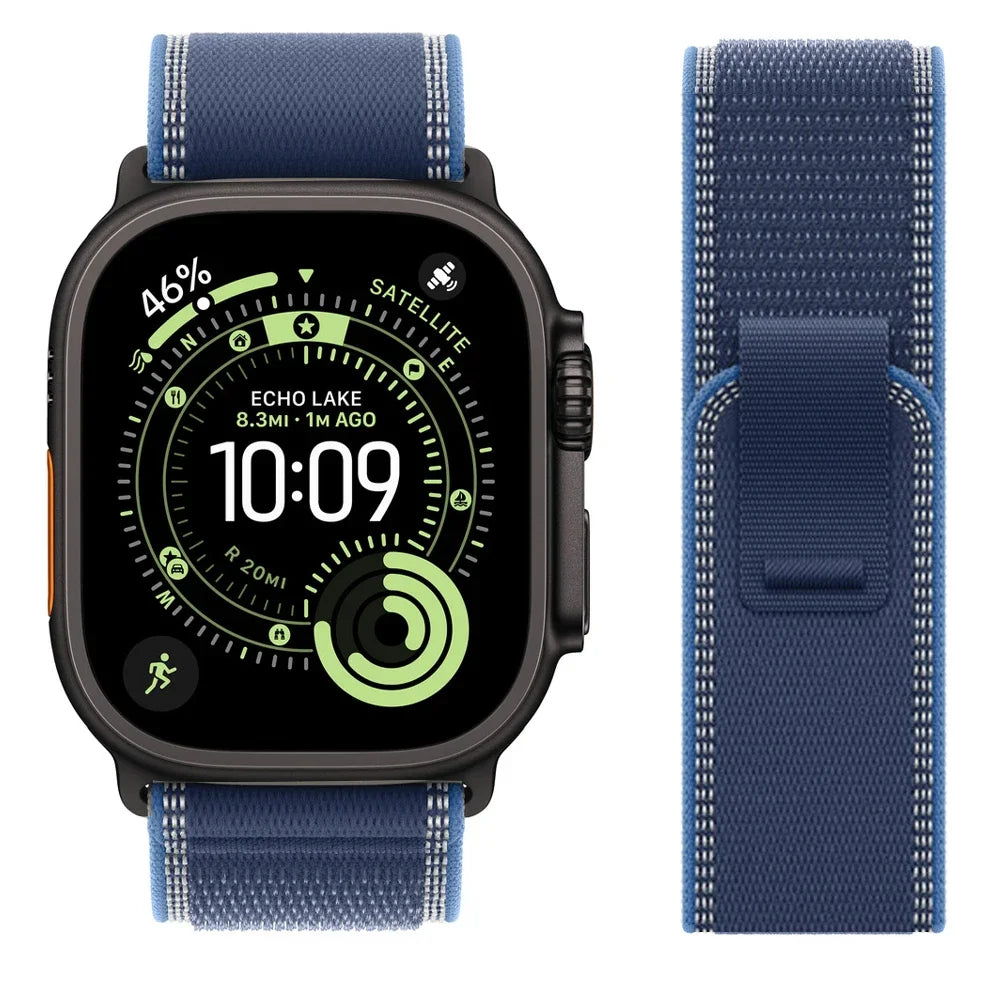 Trail Loop For Apple Watch Band Ultra 3 11 10 9 8 7 6 5 SE 49mm 46mm 45mm 42mm 44mm 40mm 41 Sport bracelet correa iwatch Straps