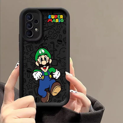 Cartoon Super M-Mario Bros Phone Case For Samsung Galaxy A14 A15 S21 S22 S23 S24 FE Plus Ultra A25 A35 A52 A53 A54 A55 5G Covers