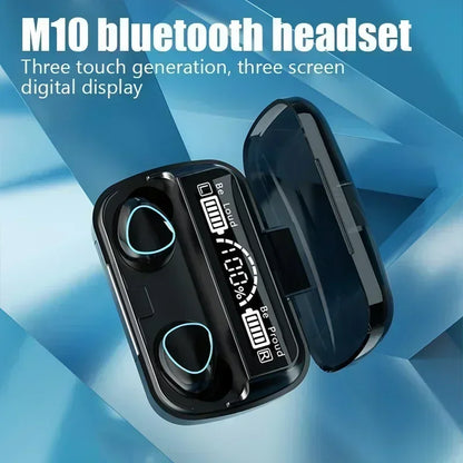 New Arrival M10 Earphone Wireless Headset High Quality Perfect Sound Earbuds Sports Game Music BT Headphone with Power Bank