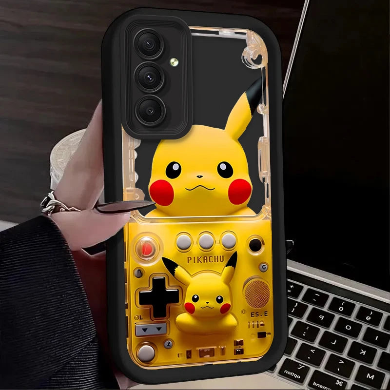 P-Pokemon Gengar Game Silicone Case for Samsung Galaxy A24 A25 A55 A35 A15 A05 A05S A16 A06 A13 A23 A12 A22 A32 A52 A71 A51 4G