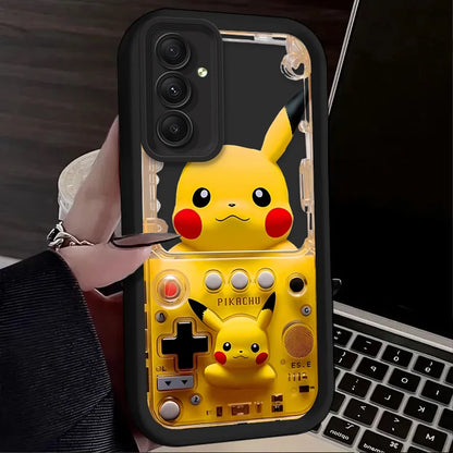 P-Pokemon Gengar Game Silicone Case for Samsung Galaxy A24 A25 A55 A35 A15 A05 A05S A16 A06 A13 A23 A12 A22 A32 A52 A71 A51 4G