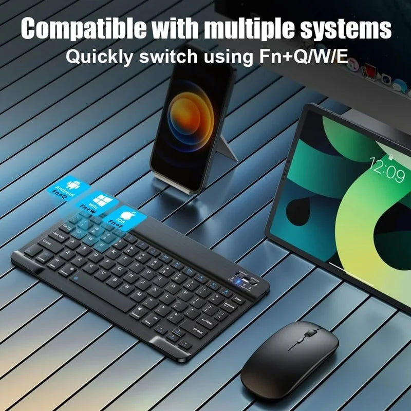 Wireless Keyboard Bluetooth Keyboard For Android IOS Windows Mini 78-Key Gaming Keybaord PC iPad Samsung redmi Tablet Keyboard