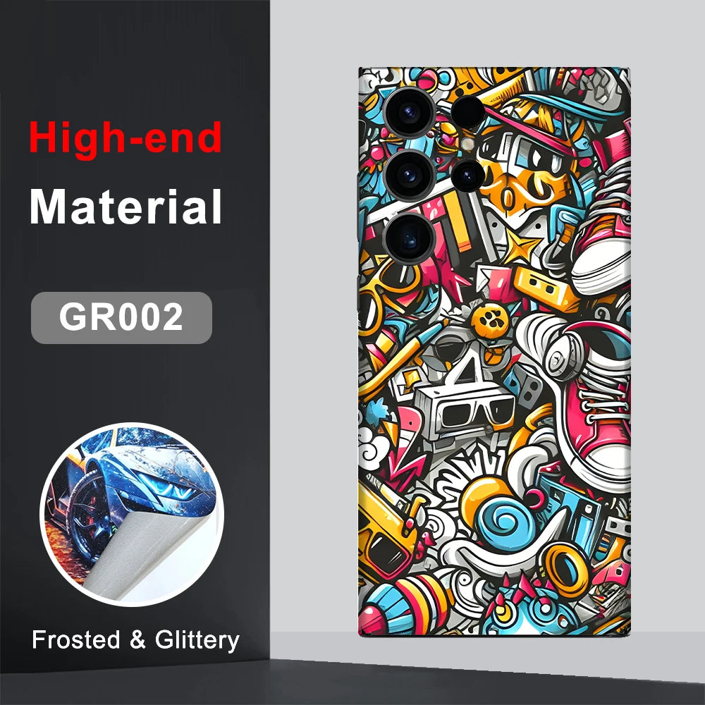 CASEKiTTY Skin For Galaxy S24 Ultra Back Film Samsung S23 Ultra Sticker S22 Plus Protective Decal Wrap Screen Protector No Case