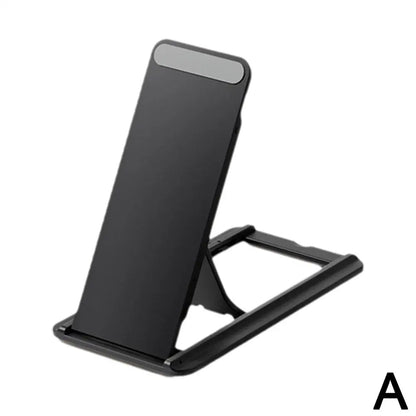 Portable Tablet Stand With Foldable Storage Angle And Adjustable Adhesive Style Creative Desktop Computer Stand