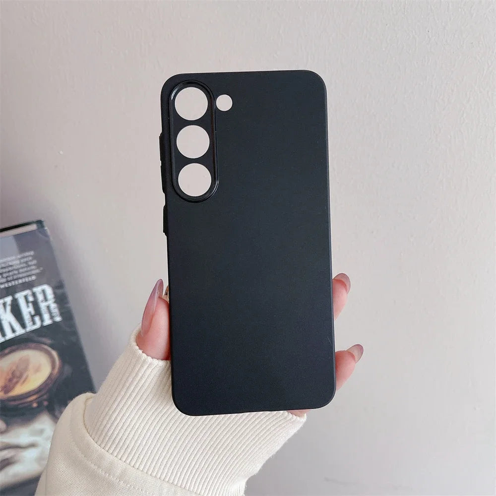 Ultra Thin Matte Armor Translucent Case For Samsung S25 S24 S23 FE S22 S21 Plus Ultra A32 A52 A53 A33 A54 Note20Ultra TPU Funda