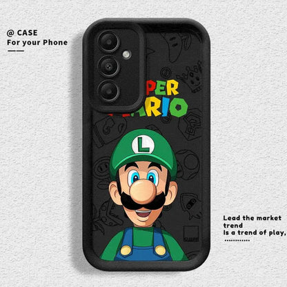 Super M-Marios Bros Phone Case for Galaxy A12 A13 A14 4G 5G A13 A22 A16 5G A23 4G 5G A24 4G A32 4G 5G A33 5G A34 5G Matte