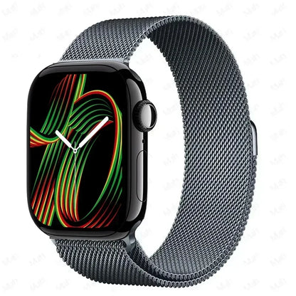 Milanese Strap For Apple Watch Ultra 2 49 46mm 42mm 44mm 40mm 45mm 41mm 38mm Bracelet For iWatch Series 10 9 3 6 5 SE 7 8 Strap