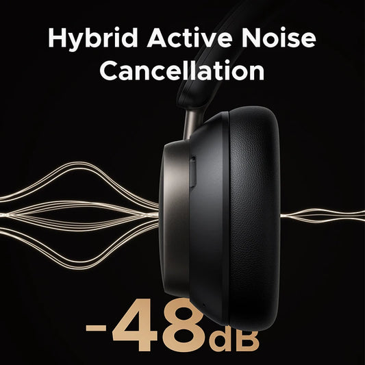 UGREEN Studio Pro 48dB ANC Wireless Headphones Over Ear Bluetooth Earphones Active Noise Cancellation Hi-Res LDAC 120h Playtime