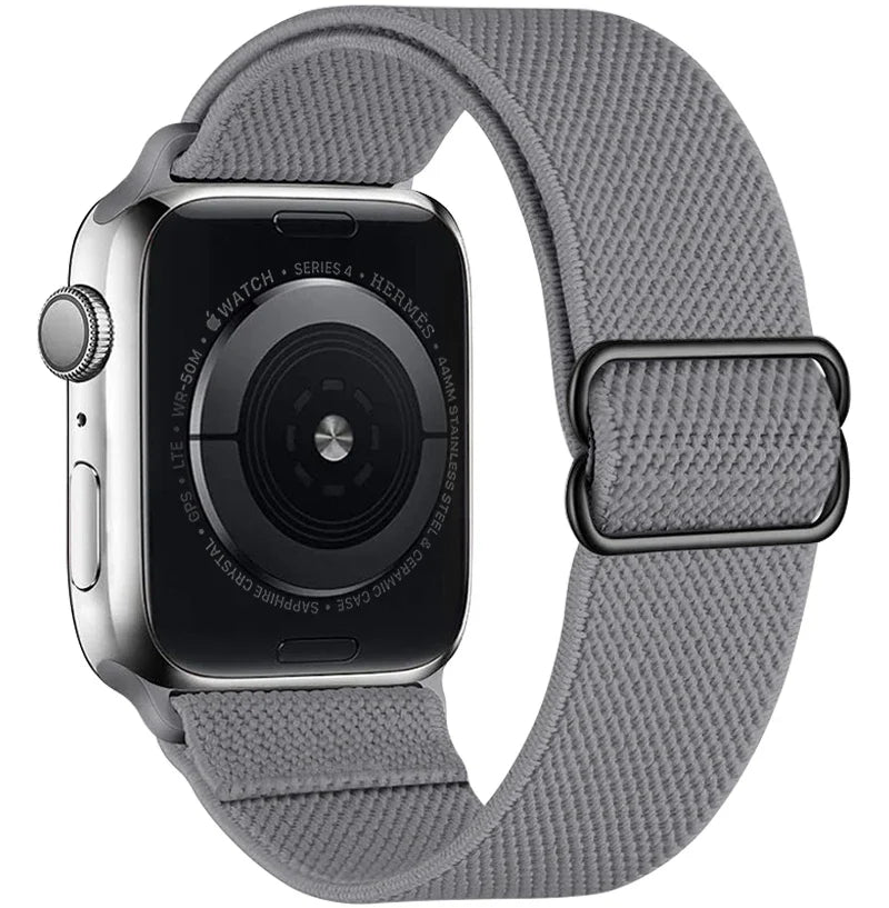 Nylon Loop Strap For Apple Watch 49mm 45mm 41mm 44mm 42mm 46mm Adjustable Elastic Belt iWatch Ultra 3/2 11 10 9 8 7 6 5 SE3 Band