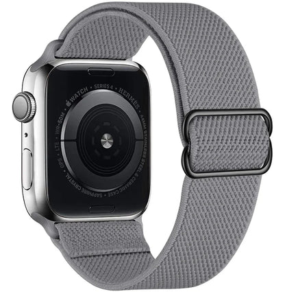 Nylon Loop Strap For Apple Watch 49mm 45mm 41mm 44mm 42mm 46mm Adjustable Elastic Belt iWatch Ultra 3/2 11 10 9 8 7 6 5 SE3 Band
