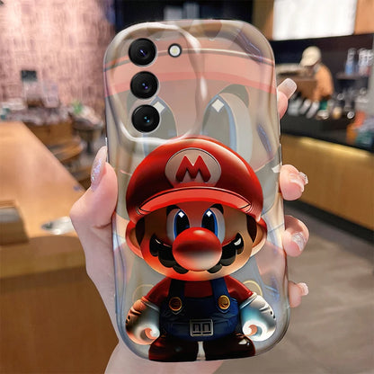 Super M-Marios Bros Case for Samsung Galaxy S24 S23 S22 S21 Ultra Plus S20 FE A73 A72 A71 A55 A54 5G A53 A52 4G A50S A50 Cover