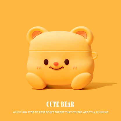 3D Ice Cream Puppy Cartoon Cover for AirPods 4 Case Cute Earphone Case for AirPods Pro 2 Charging Cover for AirPods 4 3 2 1