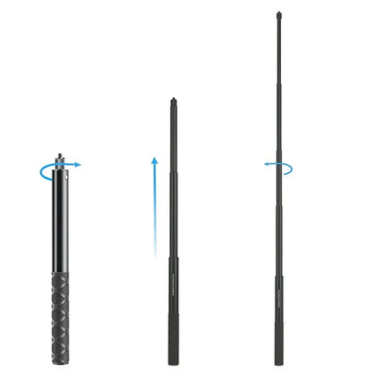 Selfie Stick Bundle Handle for Insta360 X5 X4 GoPro 13 12 11 DJI Action 6 5Pro 4 SJCAM Camera Bullet Time Invisible Selfie Stick