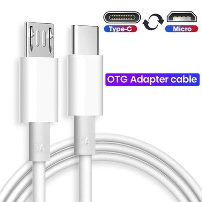 NNBILI USB Type C to Micro 5V/2.4A Fast Charging 480Mbps Data Transfer OTG Adapter Cable For Samsung Xiaomi Huawei Macbook Pro