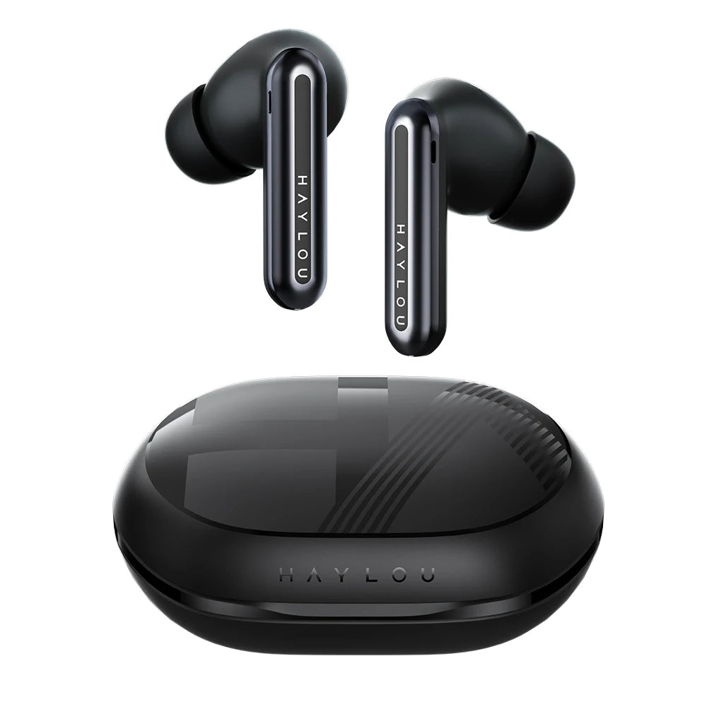 HAYLOU Mori Pro Bluetooth 5.4 Earphones -43dB ANC Active Noise Cancellation Earbuds 6 Mic Wireless Headphones 35H Battery Life
