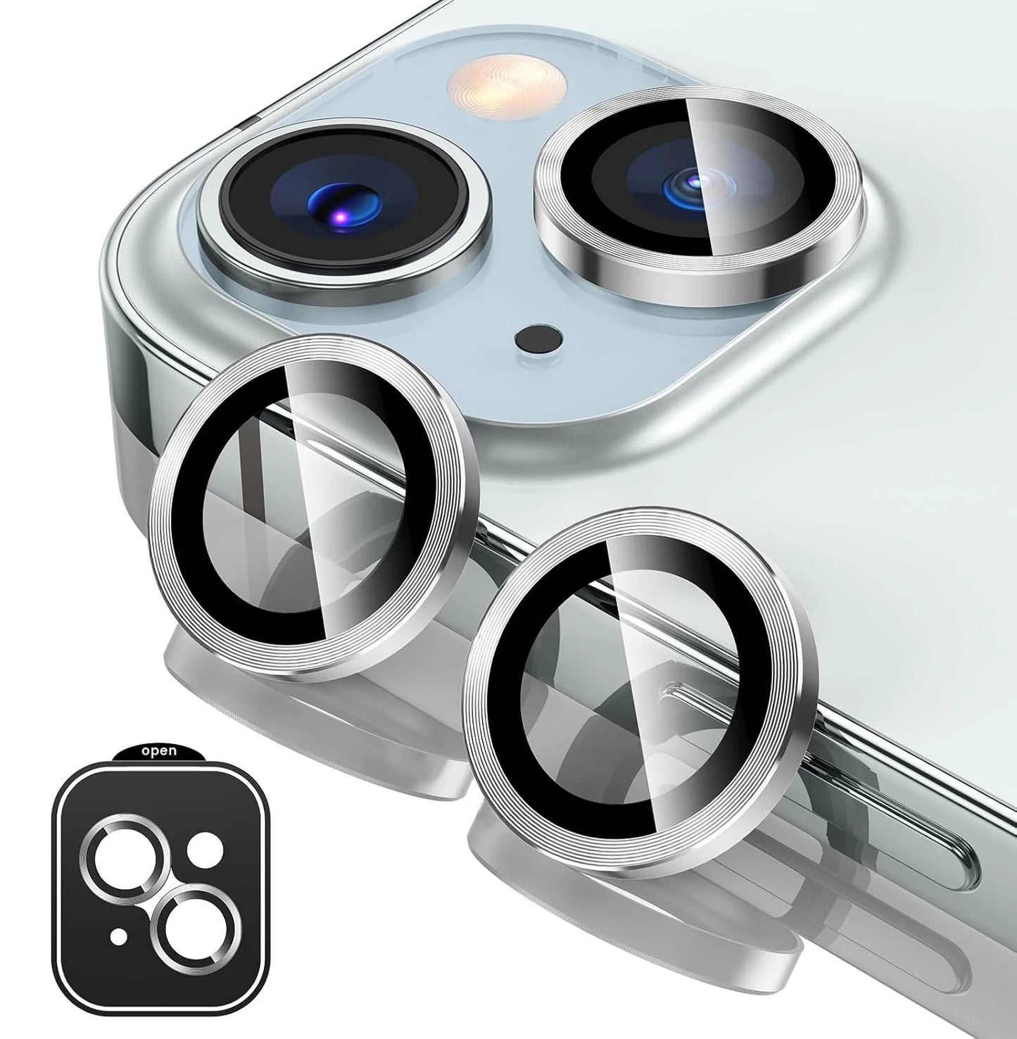 Camera Lens Protector Cover For iPhone 15 Pro Max 14 Plus 13 Mini 15Pro 14Pro 13Pro 15Plus 14Plus 13mini Protection Accessories