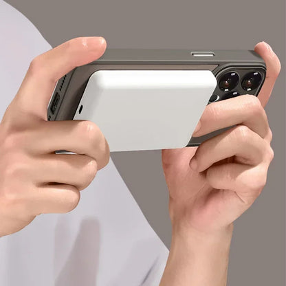 Luxury Armor Magnetic Matte Translucent Case For iPhone 16 15 14 Plus 13 12 11 Pro Max Case For Magsafe Wireless Charge Cover
