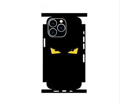 Colorful Decal Skin For iPhone 15 14 13 12 11 Pro Max Cases Universe Astronaut Cover Protector Wrap Ultra Thin Stickers