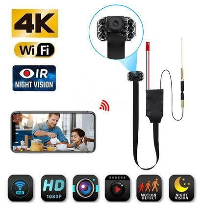 1080P/4K Ultra HD Mini Camera Module WiFi APP Remote Control Wireless Security Surveillance Camera Support Night Shot Camera