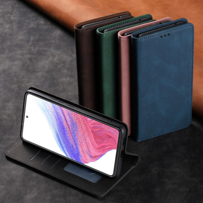 Leather Flip Wallet Case For Samsung Galaxy S26 S23 S22 S21 S20 FE S24 Plus S25 Ultra Book Case Cards Holder Funda Protect Cover