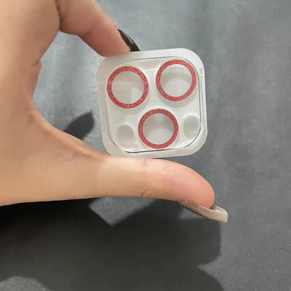 2PCS Bling Glitter Diamond Camera Lens Protector For Apple Iphone 16 15 13 12 Pro Max Sreen Protectors Film For iPhone 16 14plus