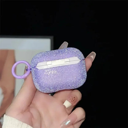 For Airpods 4 3 2 1 Glitter Rhinestone Case Bling Matte Protective Funda For Airpods Pro2 Bluetooth Earphone Bag 2025