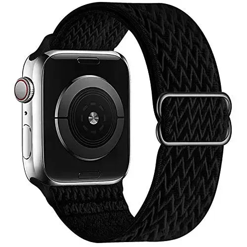 Nylon Loop Strap For Apple Watch 49mm 45mm 41mm 44mm 42mm 46mm Adjustable Elastic Belt iWatch Ultra 3/2 11 10 9 8 7 6 5 SE3 Band
