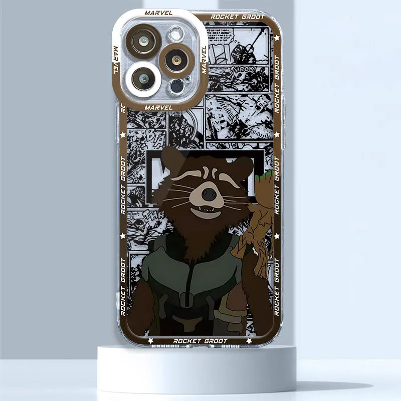 Marvel Iron Man Donnys Loki Case for iPhone 15 Pro 11Pro Max XR 12 13 Mini XSmax 14 7 Plus SE 6 8 X XS Phone Clear Fundas Cover