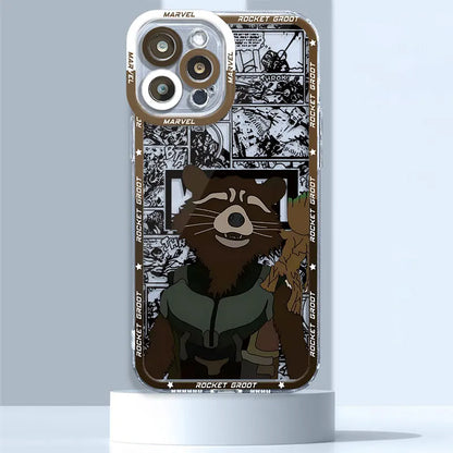 Marvel Iron Man Donnys Loki Case for iPhone 15 Pro 11Pro Max XR 12 13 Mini XSmax 14 7 Plus SE 6 8 X XS Phone Clear Fundas Cover