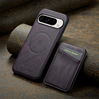 EUCAGR 2 In 1 Magnetic PU Leather Phone Case for Google Pixel 10A 9 9Pro XL 8A 8Pro 8 7 7A 7Pro Wallet Cover Cards Holder Cover