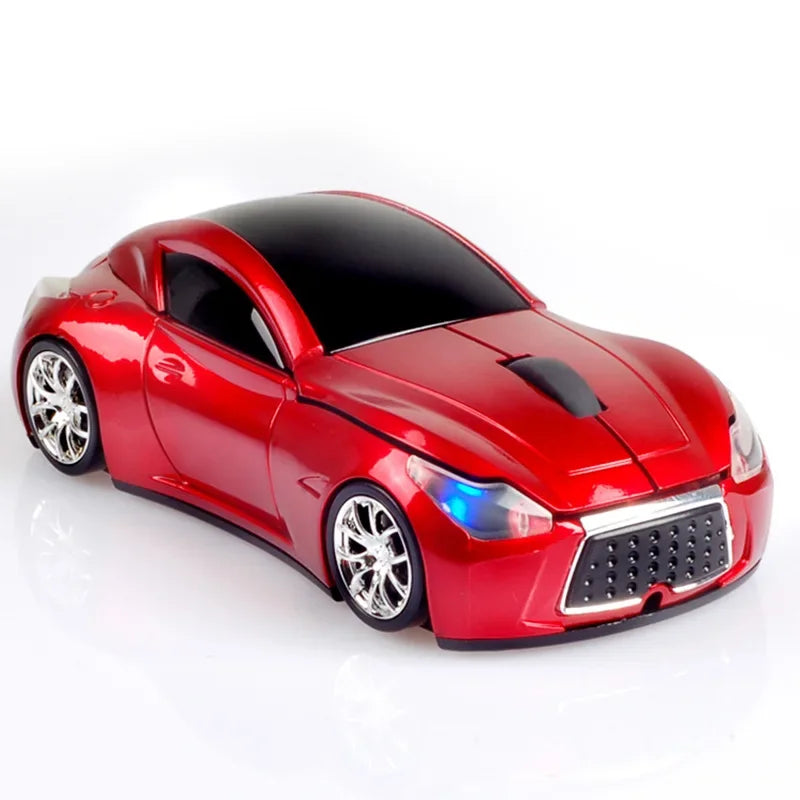 InfiCar Wireless Mouse Cute Novelty Creative Laptop Desktop Computer Sports Car Mouse Gift