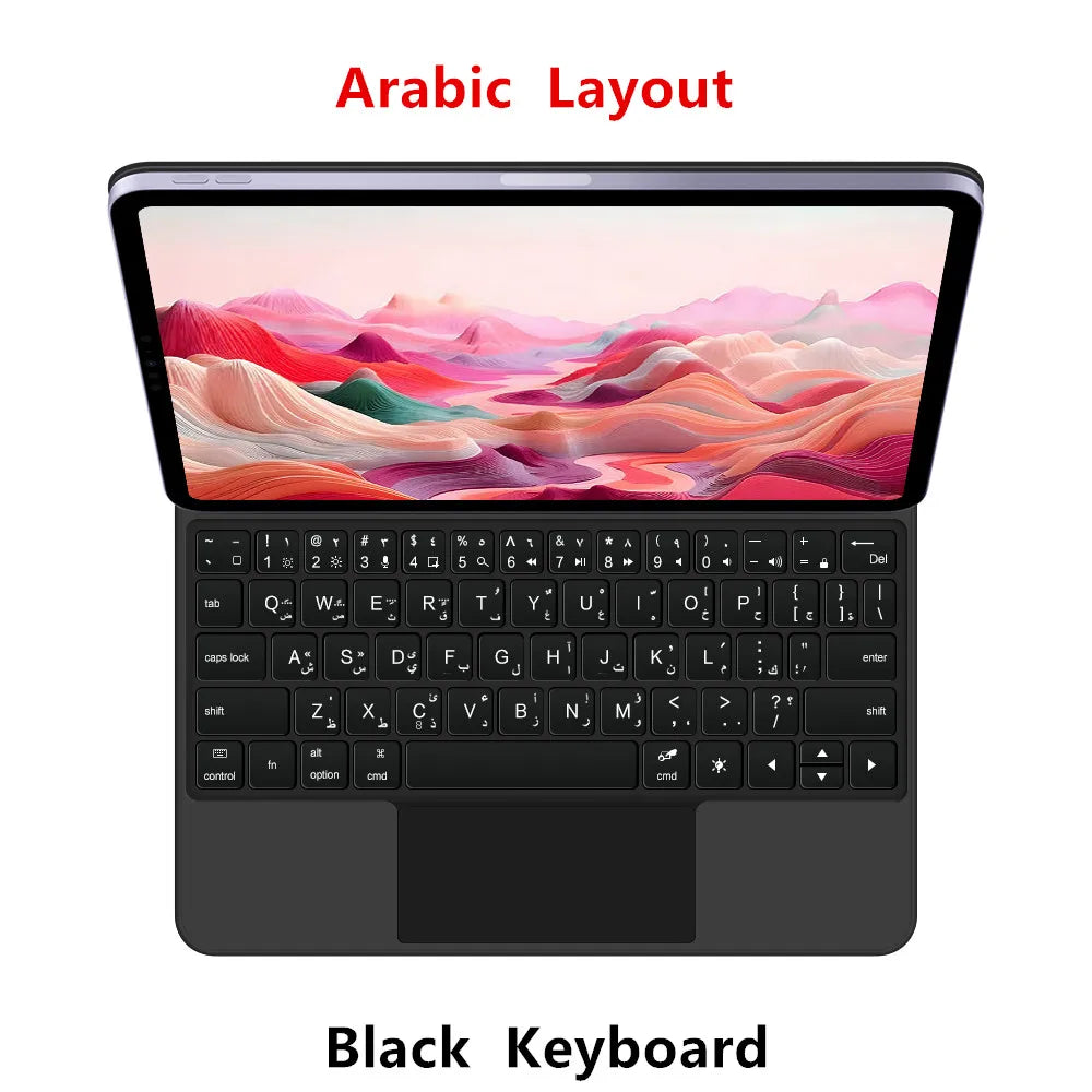 Backlight Magic Keyboard for iPad Pro 11 13 M5 2025 Case for iPad Air 11 13 Inch 2026 M4 M3 M2 Case Pro 13 11 M4 Smart Cover