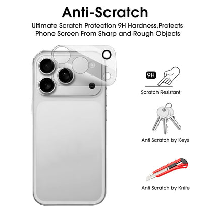 1-5Pcs Ultra Clear Tempered Glass For iPhone 17 17Air 17ProMax 17Pro Rear Lens Film HD Camera Protective Tempered Glass Cover