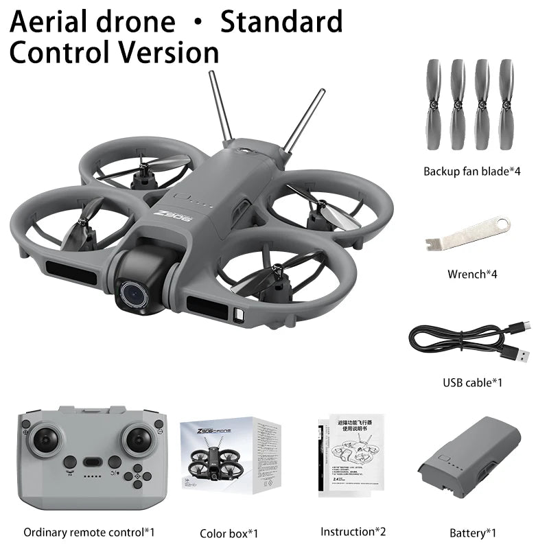 2026 Lenovo Drone With 4.3-inch Large Screen 8k High-definition Aerial Photography Obstacle Avoidance Remote Control Quadcopter
